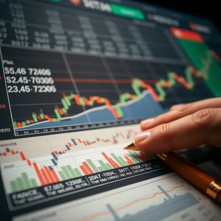 Chart illustrating risk management techniques and trading tools for forex