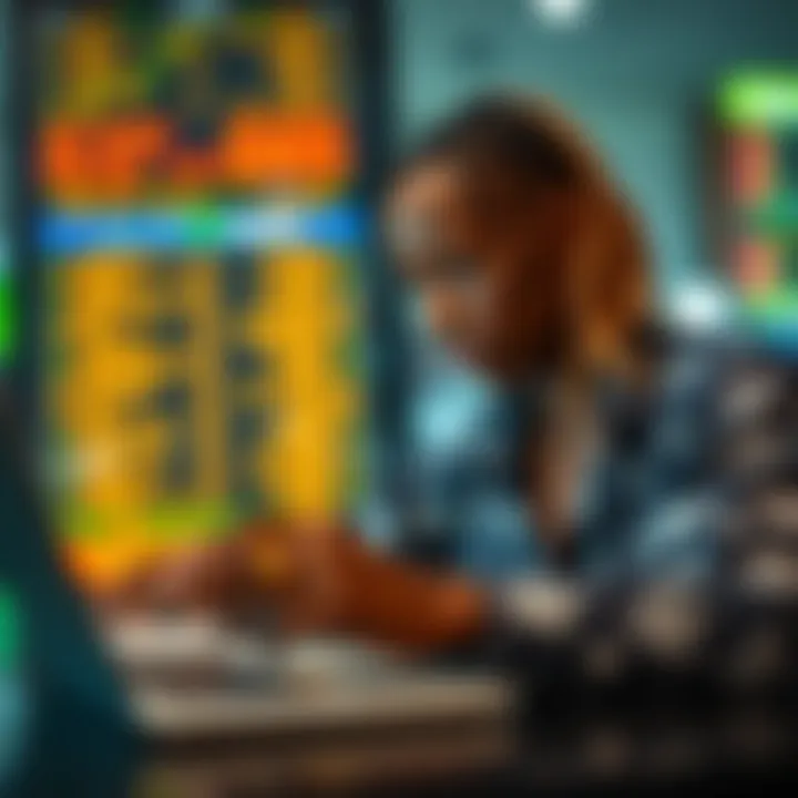 Conceptual representation of digital transactions and account management in Nigeria's financial sector