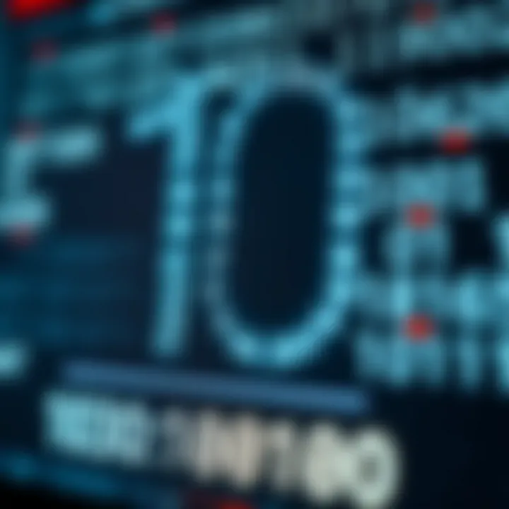 Binary number displayed on a digital screen with decimal input