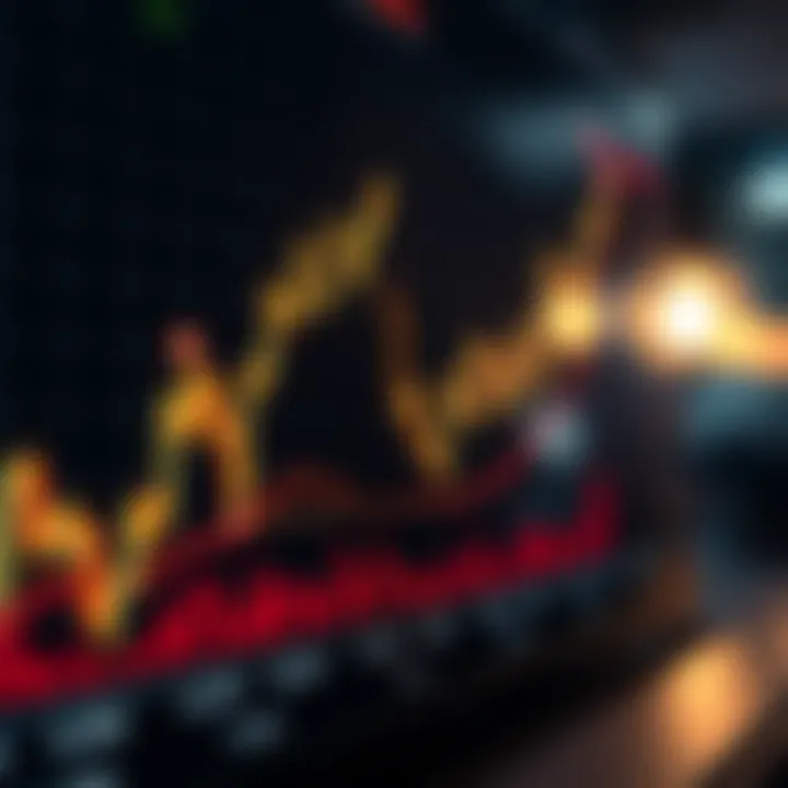 Forex trading chart displaying upward trend with currency pairs and indicators