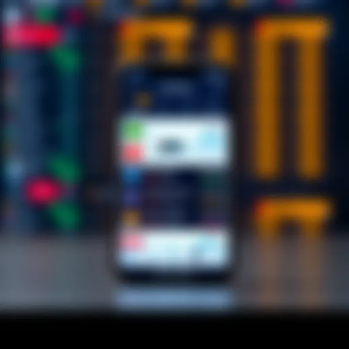 Mobile screen displaying various cryptocurrency trading options and market trends in Nigeria