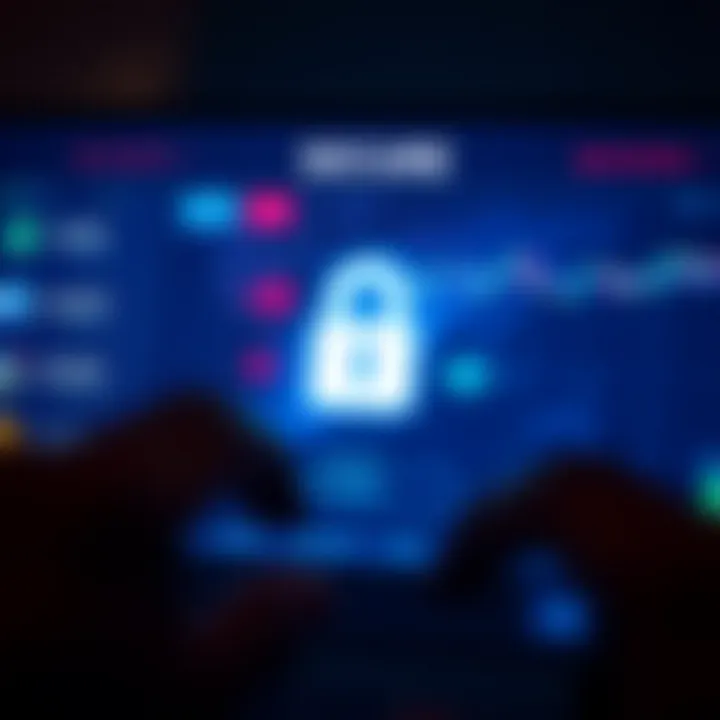 Secure login screen showcasing encryption and safety features for trading platform access