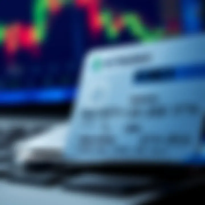 Close-up view of a forex trading identification card issued in Nigeria illustrating security features and user information