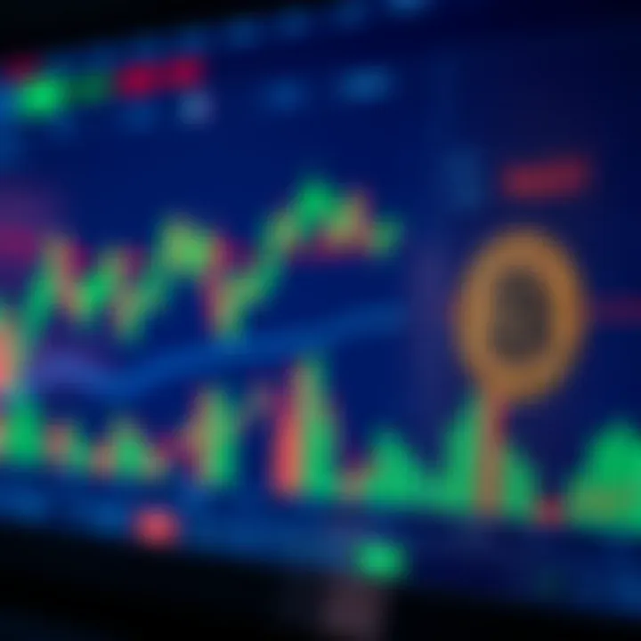 A digital interface displaying cryptocurrency charts and Nigerian naira symbol