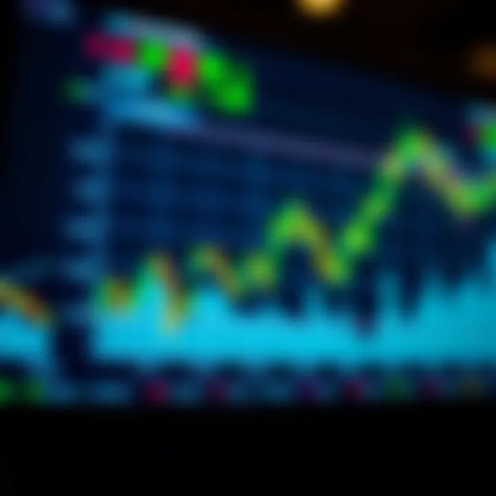 Graph showing currency value fluctuations with Nigerian Naira in forex market