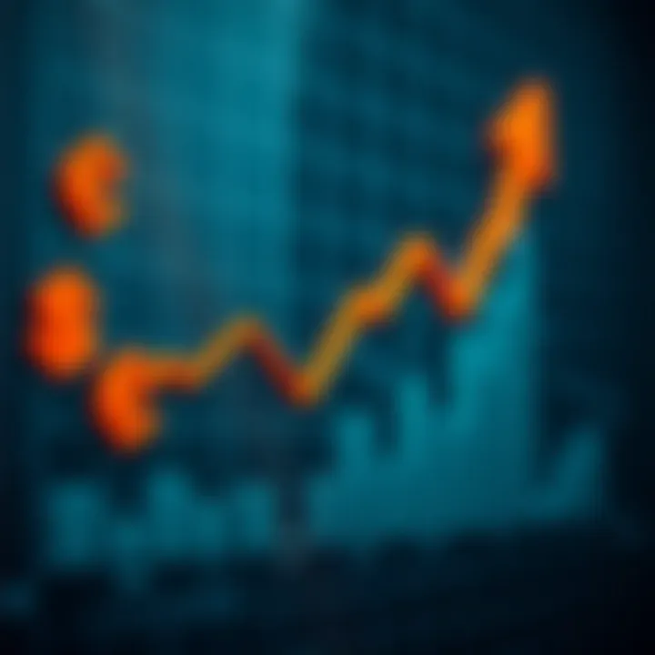 Nigerian Naira Growth in Forex Trading Graph showing upward trend with currency symbols and Nigerian naira signs