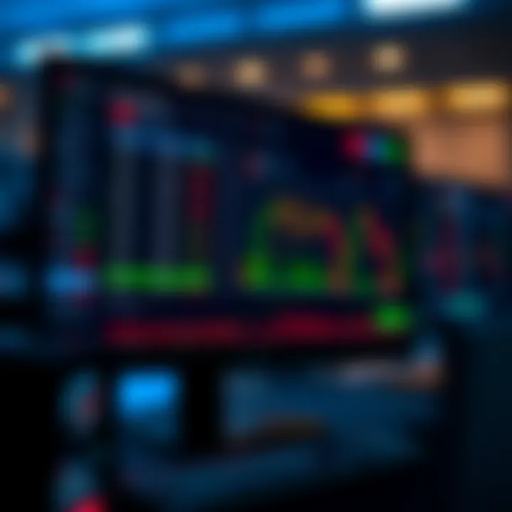 Digital interface displaying binary options platform with trading options and risk management tools