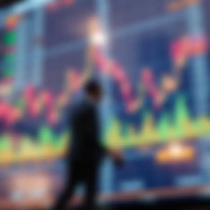 Global currency exchange chart showing fluctuations in forex markets