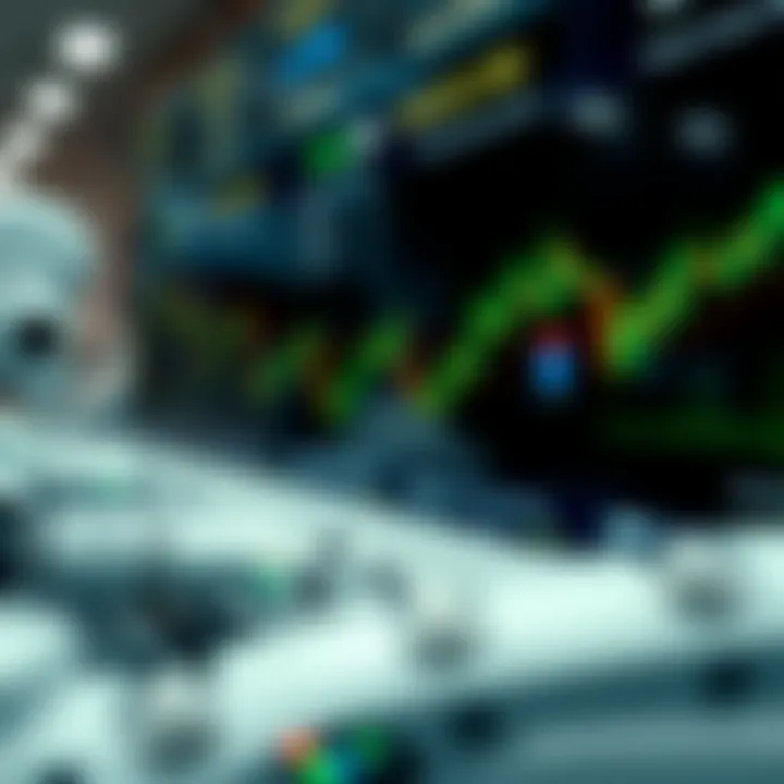 Diagram illustrating the functioning of automated trading bots in binary options markets