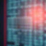 Diagram illustrating binary number system with zeros and ones arranged in columns representing place values