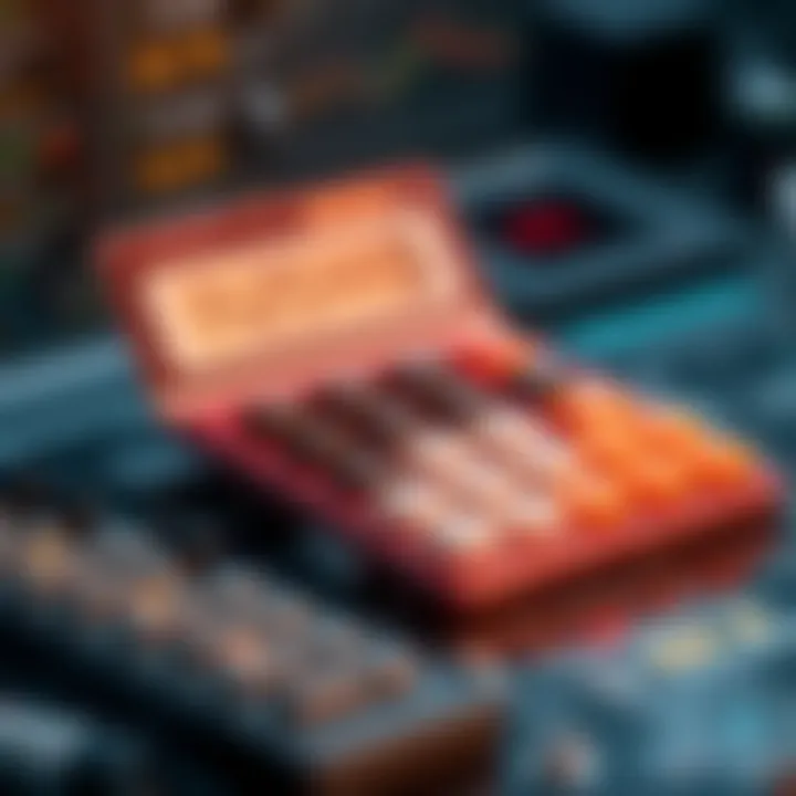 Visualization of binary calculator applications in technology and computing