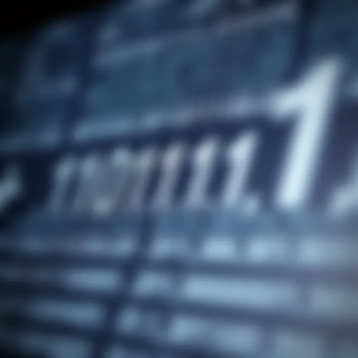 Diagram illustrating binary digits and how they represent values in computing