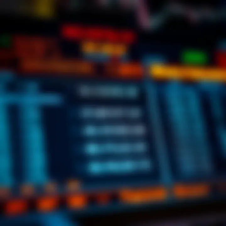 Digital interface showing a binary division calculator with input fields and results displayed clearly