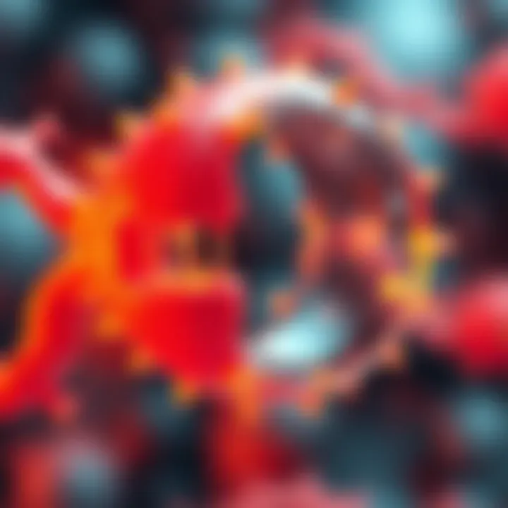 Diagram illustrating genetic material replication and cell membrane formation in a microorganism