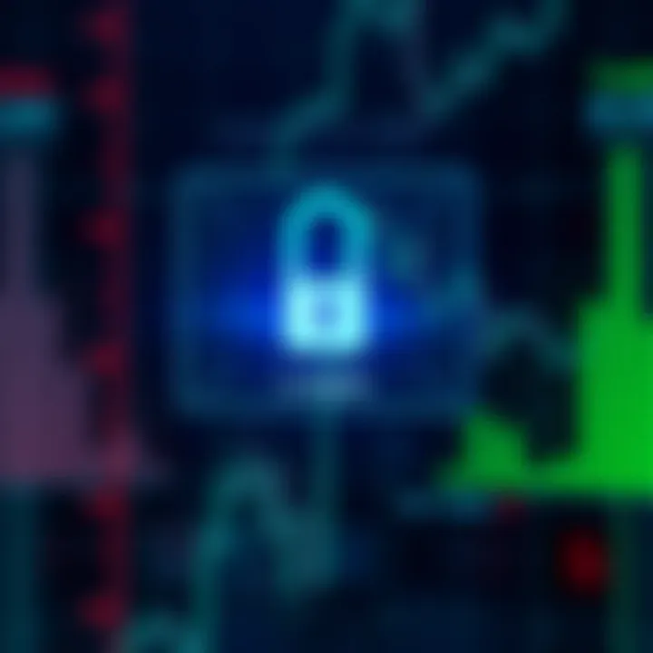 Secure login interface displaying encrypted credentials for real trading account access