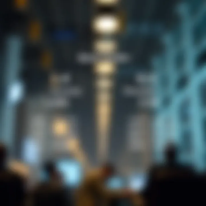 Diagram illustrating the conversion between binary and decimal number systems