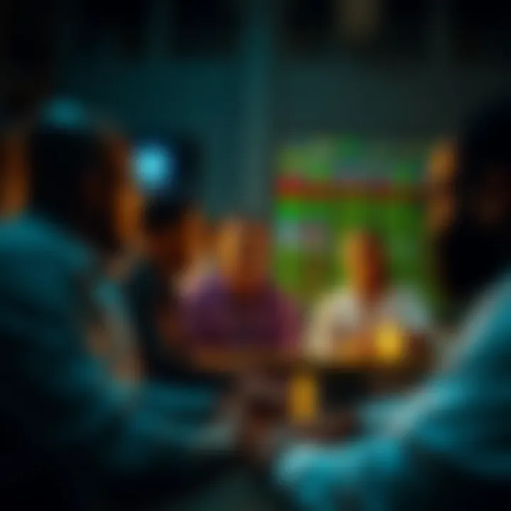 A secure online community platform depicting traders sharing insights and protecting against scams