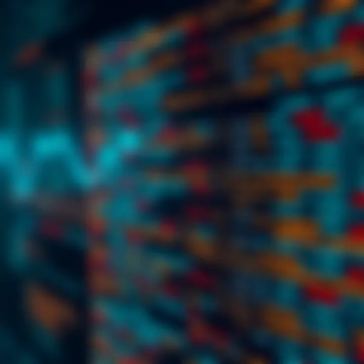 Code snippet showing binary search implementation in a popular programming language with key variables and logic flow