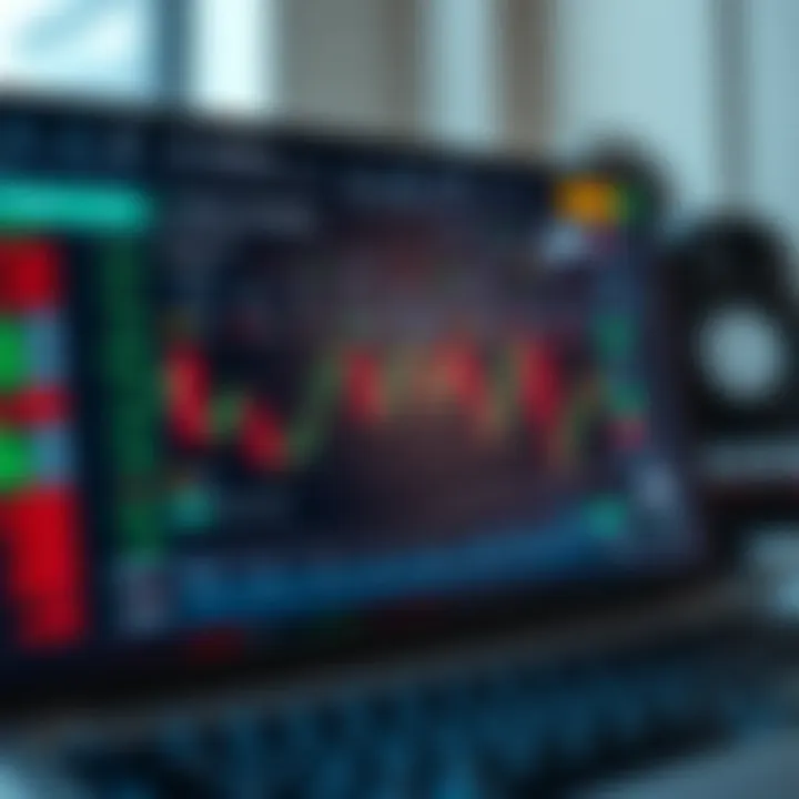 Online trading platform interface displaying crypto coins, charts, and trading options