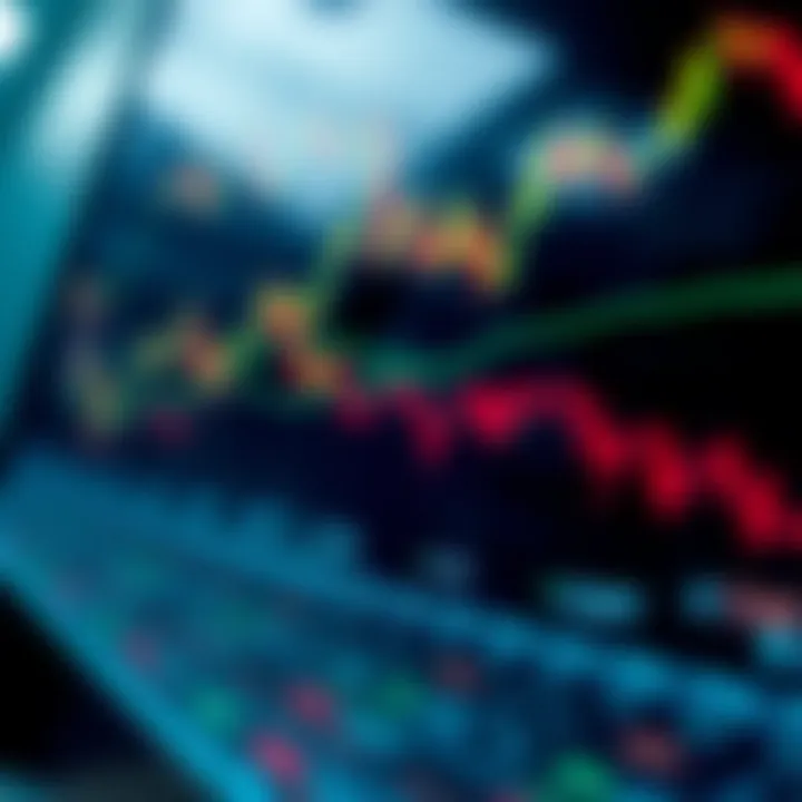 Currency exchange rate fluctuations on a digital trading platform