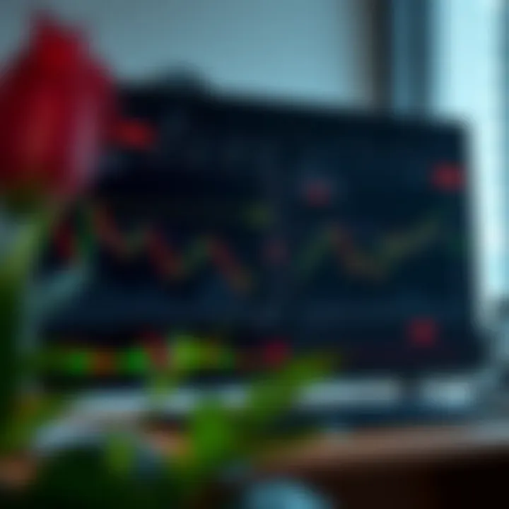 Dashboard showing multiple forex trading charts including line and bar graphs with technical indicators