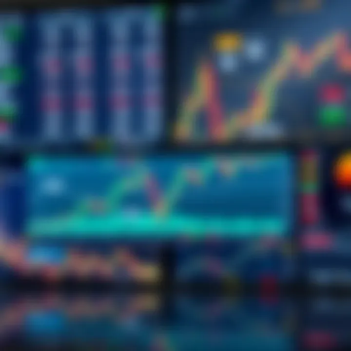Diagram illustrating forex market participants and trading flow