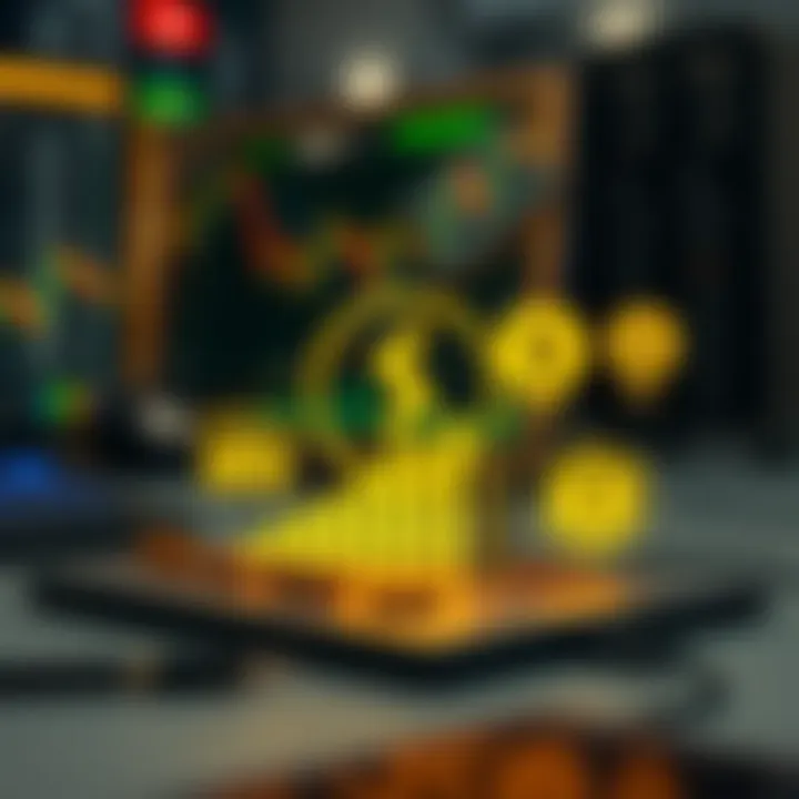 Conceptual illustration of risk management tools and regulatory compliance symbols relevant to Nigerian forex trading