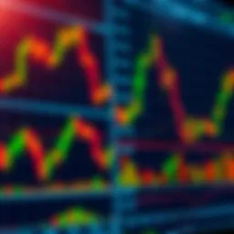 Forex Trading Charts Illustrating Currency Movements and Trends Visual representation of forex trading charts with currency pairs and trend lines