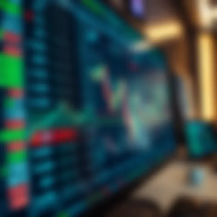 Live forex trading platform displaying currency pairs and real-time price charts