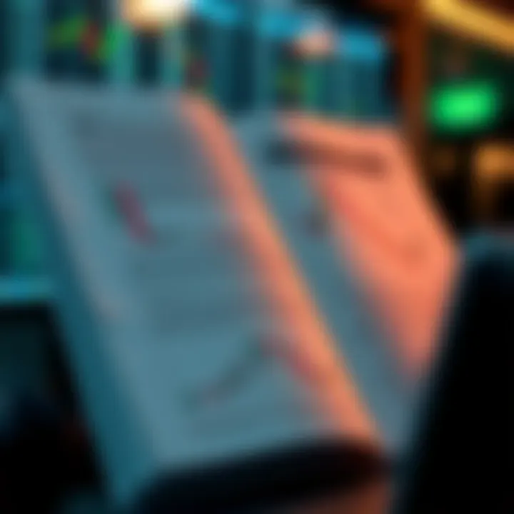 Open PDF document displaying detailed forex chart pattern explanations and analysis tips for traders