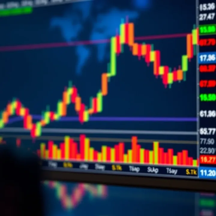 Visual representation of common bullish candlestick formations on a trading chart