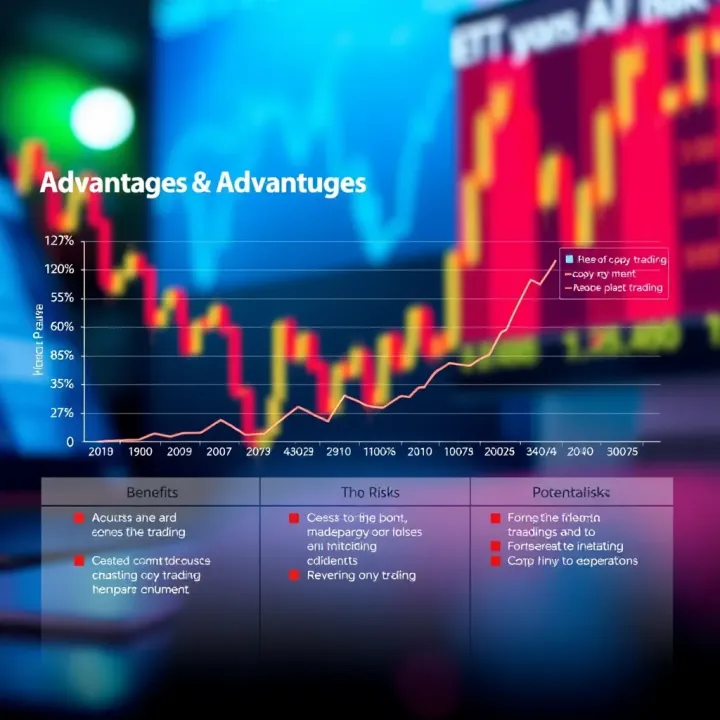 Graph illustrating the benefits and risks associated with copy trading for investors