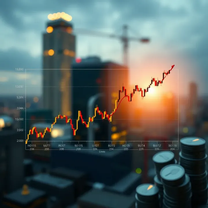 Graph illustrating volatility and trading hours differences between crypto and forex markets