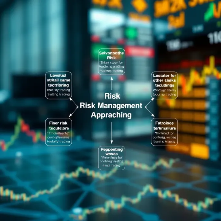 Diagram illustrating risk management techniques for forex trading