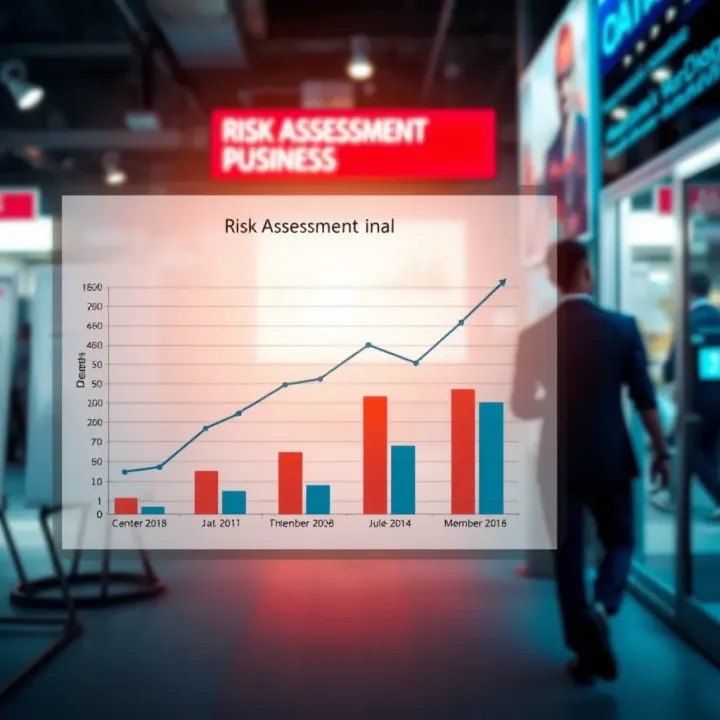 Graph illustrating risk assessment and mitigation plans tailored for Nigerian market dynamics