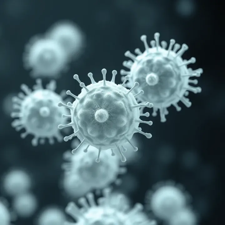 Illustration of bacteria population growth demonstrating rapid multiplication through binary fission