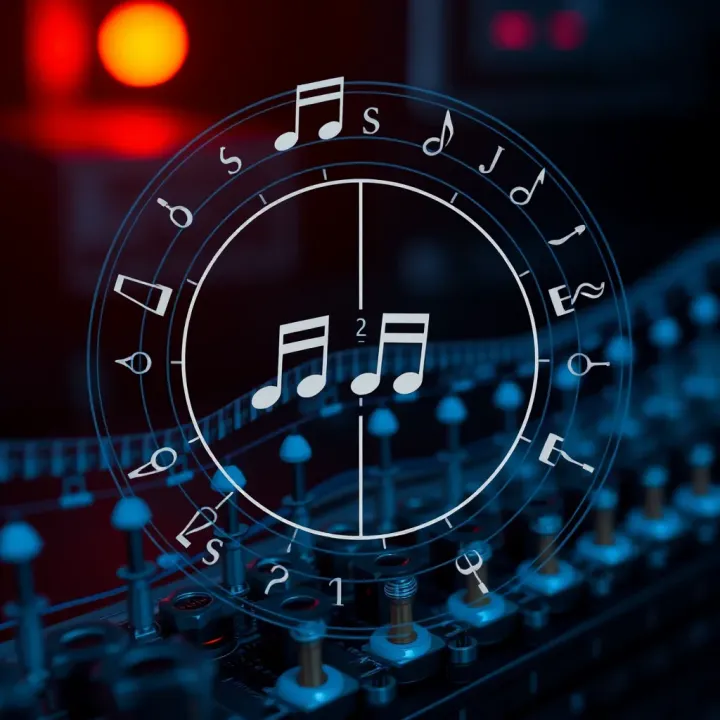 Diagram illustrating the two contrasting sections of binary form in music composition