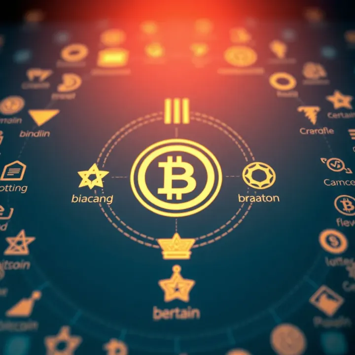 Diagram illustrating the symbolic meanings behind binary-inspired logo components