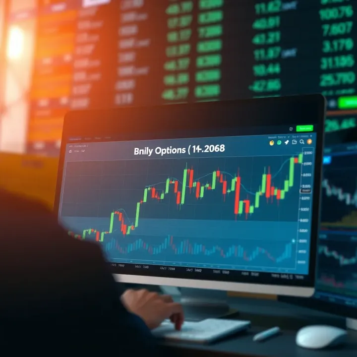 Diagram illustrating the mechanics of binary options trading in financial markets