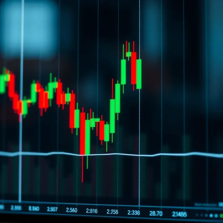 Chart illustrating a bearish reversal candlestick pattern signaling a potential market downturn