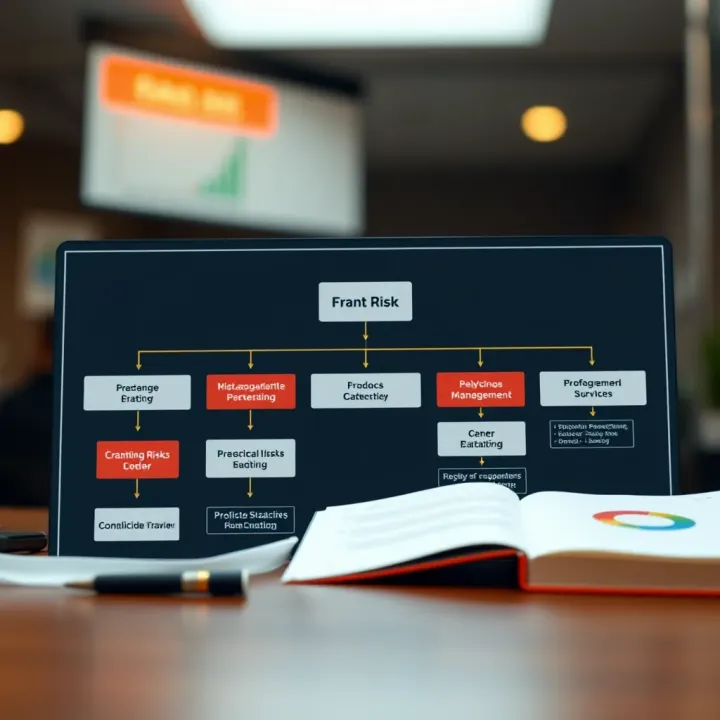 Flowchart showing key strategies and tools used by Nigerian professionals to assess, mitigate, and control business risks effectively